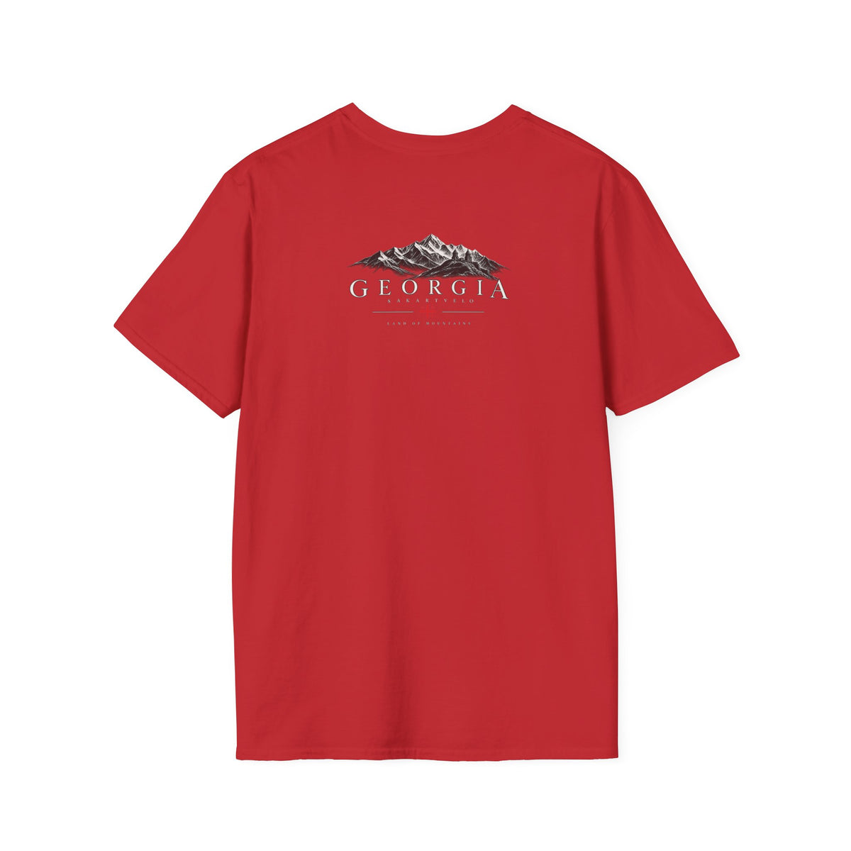 Georgia Mountain Graphic T-Shirt — Minimal Backprint & Chest Logo