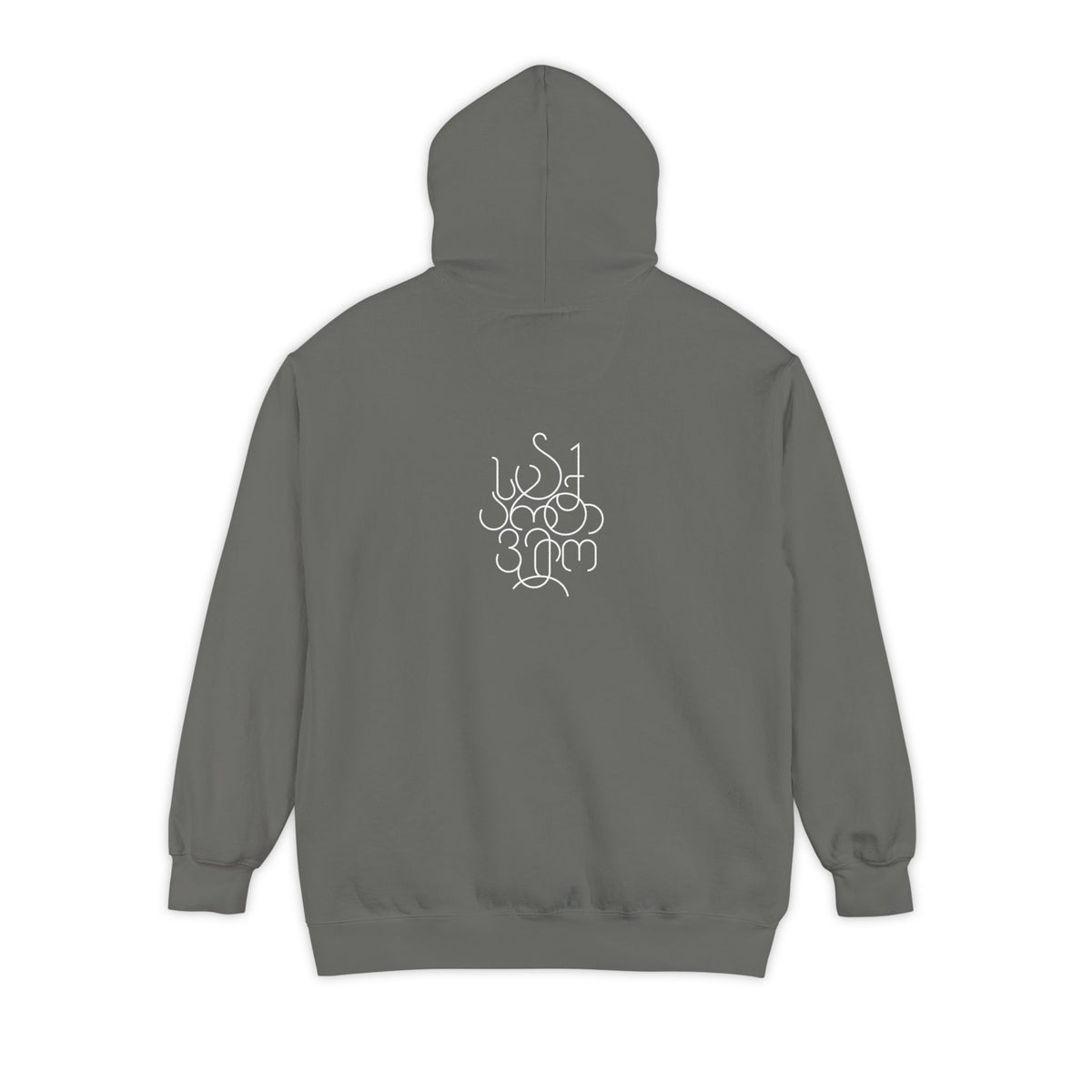 Minimal Hooded Figure Graphic