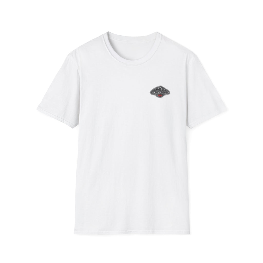 Georgia Mountain Graphic T-Shirt — Minimal Backprint & Chest Logo