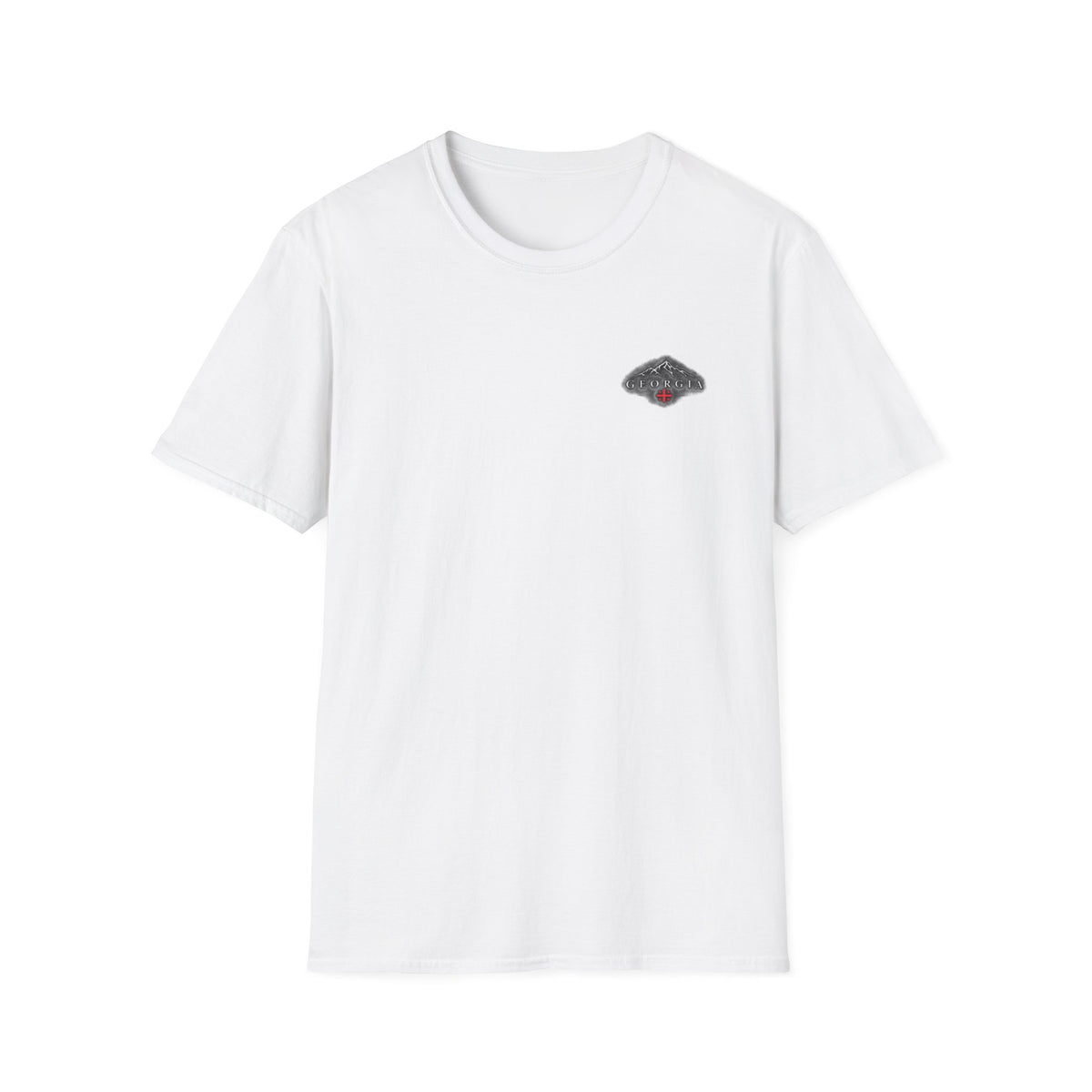 Georgia Mountain Graphic T-Shirt — Minimal Backprint & Chest Logo