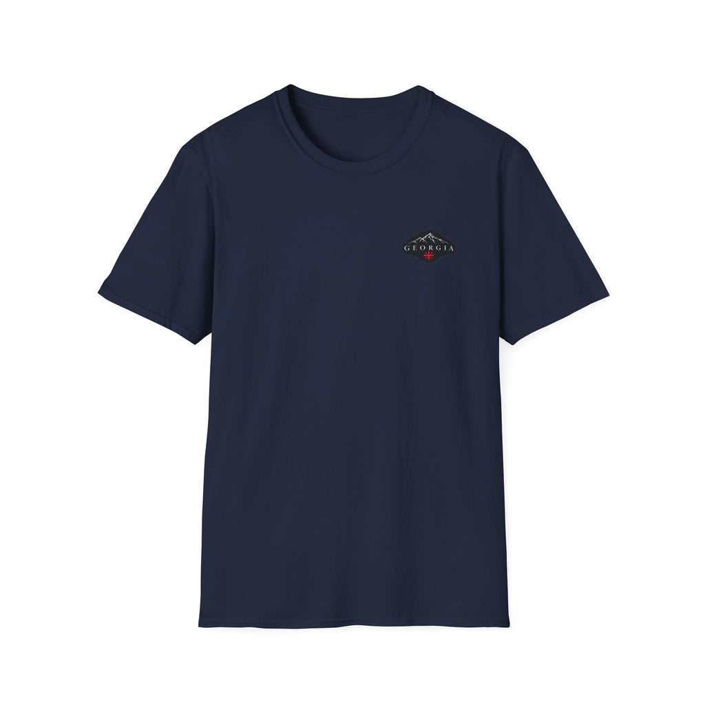 Georgia Mountain Graphic T-Shirt — Minimal Backprint & Chest Logo