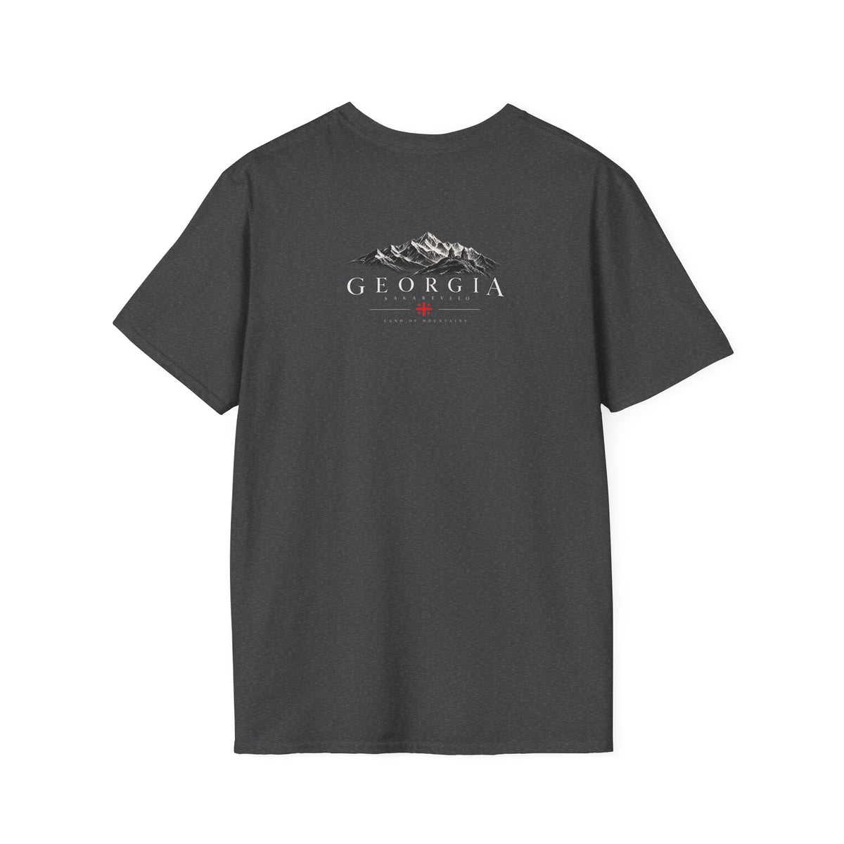 Georgia Mountain Graphic T-Shirt — Minimal Backprint & Chest Logo