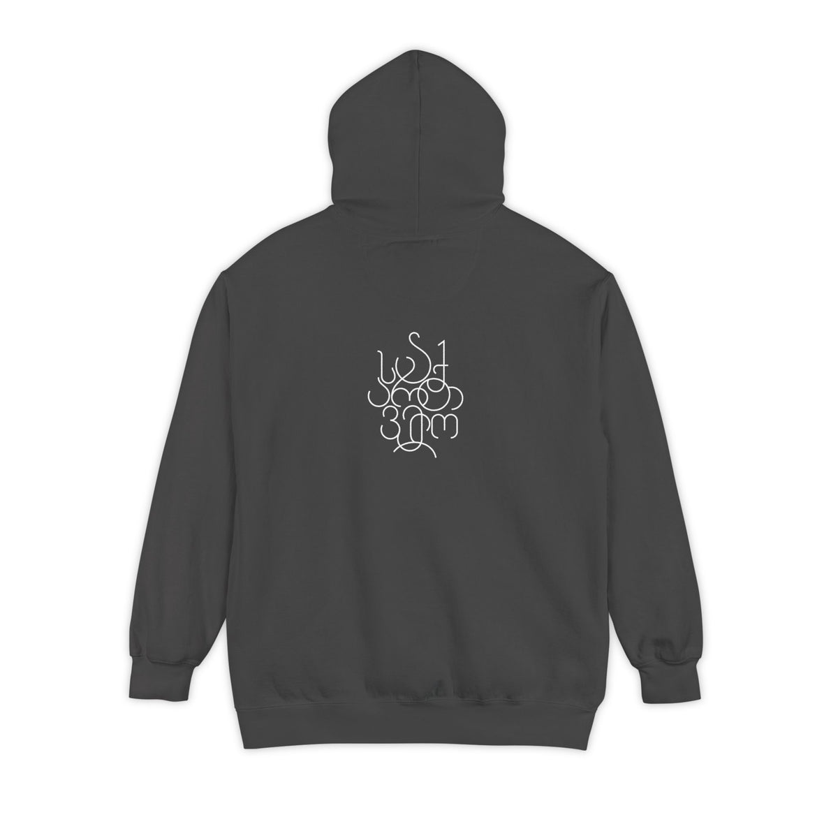 Minimal Hooded Figure Graphic