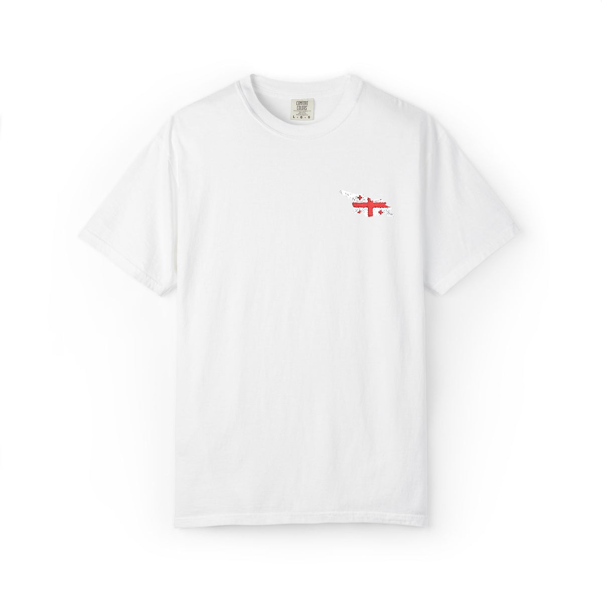 Georgian Flag Chest Pocket T‑Shirt