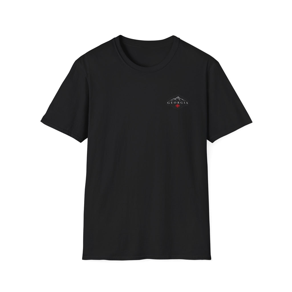 Georgia Mountain Graphic T-Shirt — Minimal Backprint & Chest Logo