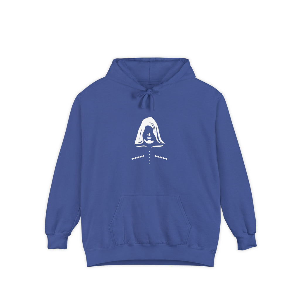 Minimal Hooded Figure Graphic