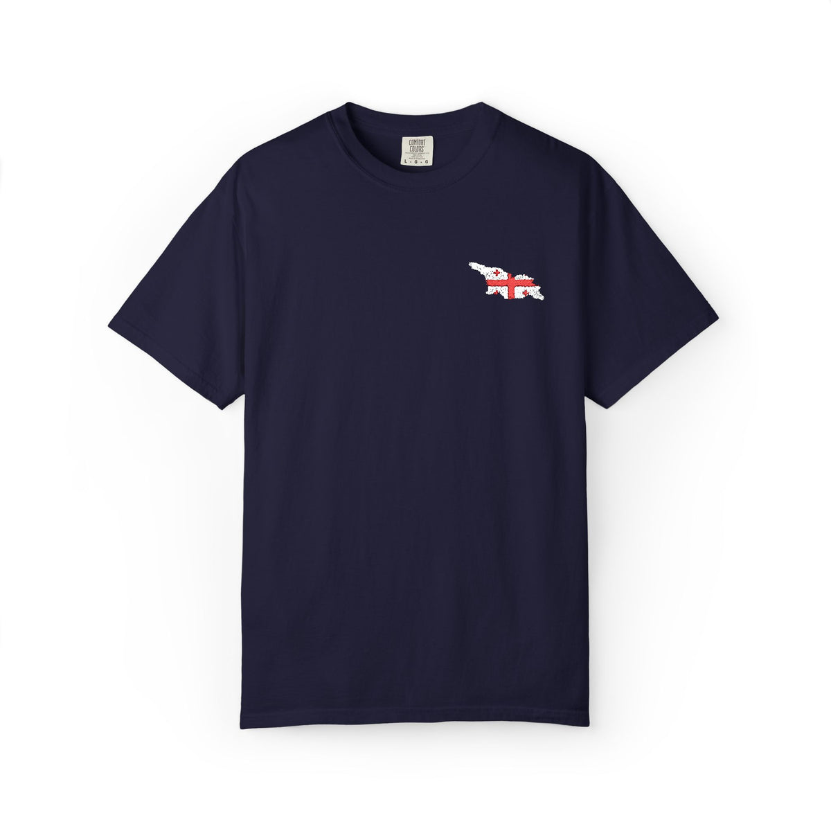 Georgian Flag Chest Pocket T‑Shirt
