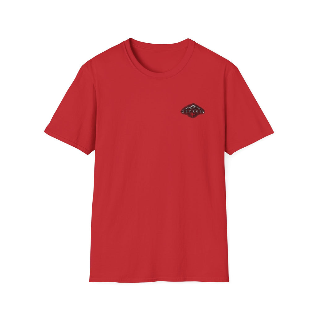 Georgia Mountain Graphic T-Shirt — Minimal Backprint & Chest Logo