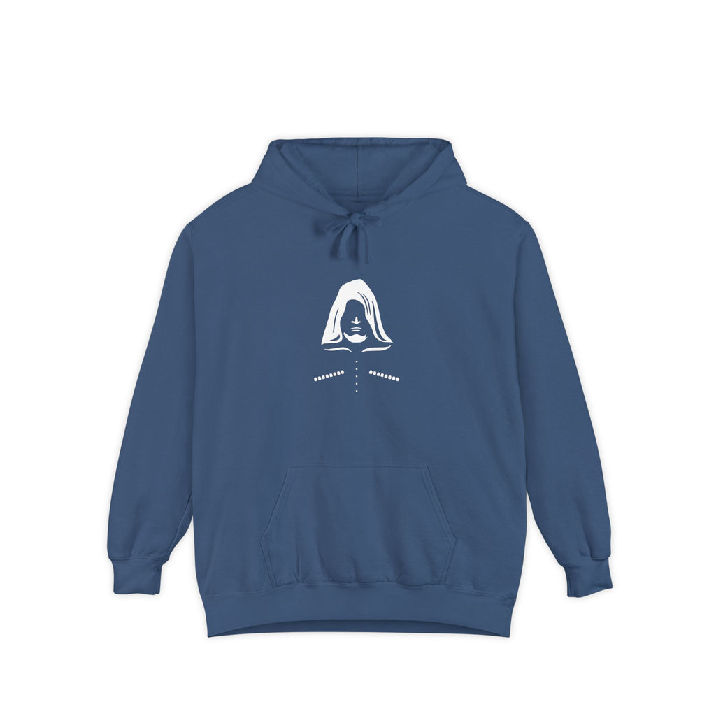 Minimal Hooded Figure Graphic