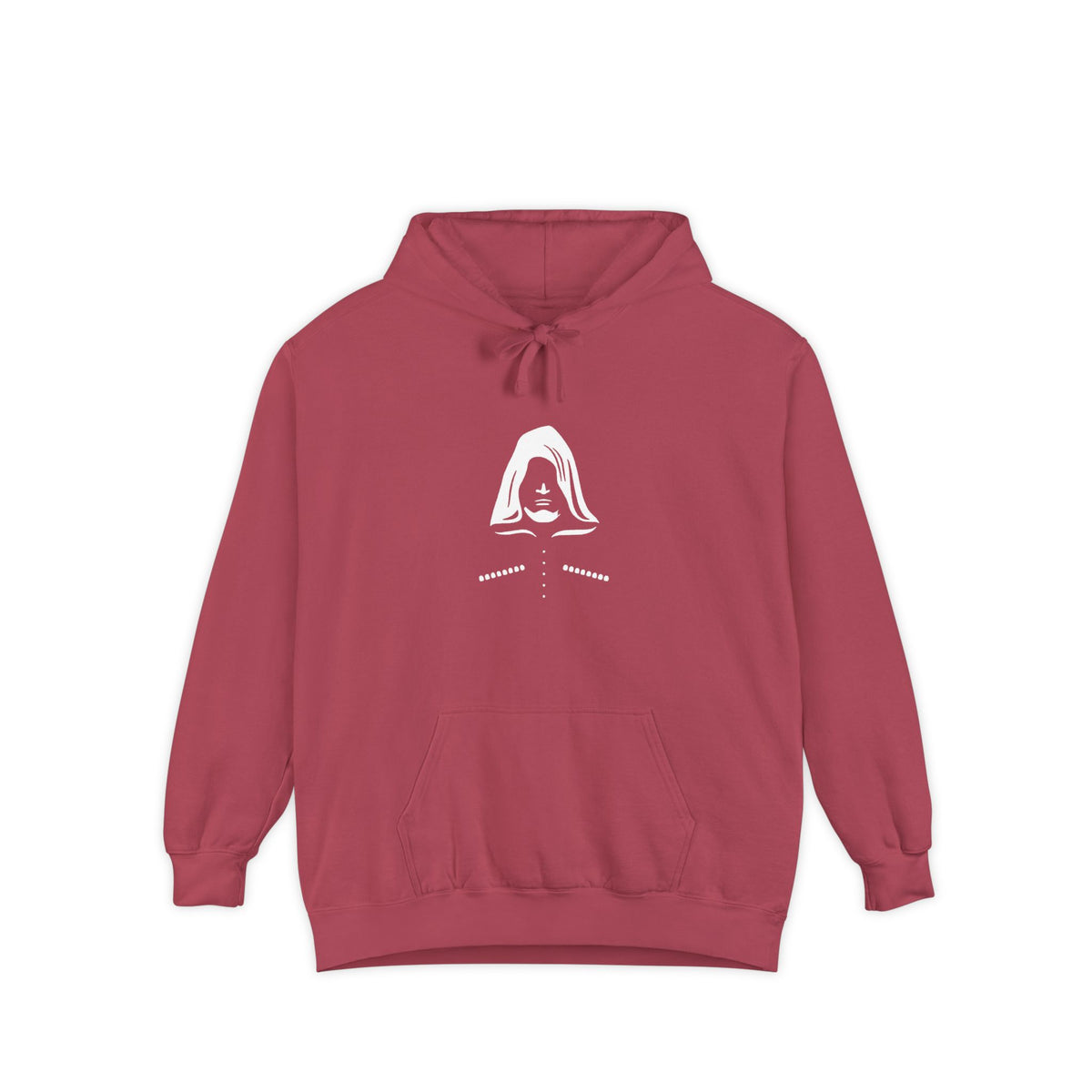 Minimal Hooded Figure Graphic